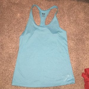 Blue nike tank top